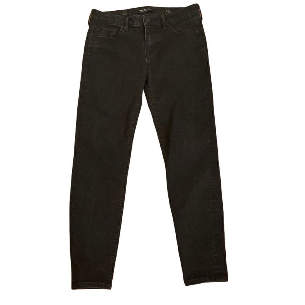 Liverpool The Crop Black Jeans Size 6